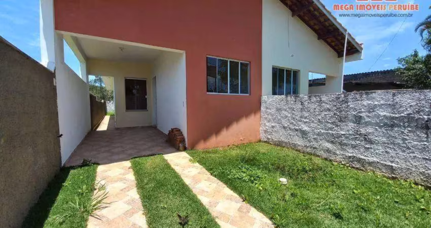 Casa com 2 dormitórios à venda, 60 m² por r$ 220.000,00 - vila peruibe - peruíbe/sp