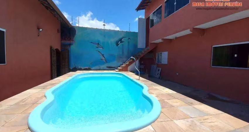 Casa com 6 dormitórios à venda, 323 m² por r$ 550.000,00 - estância balneária maria helena novaes - peruíbe/sp