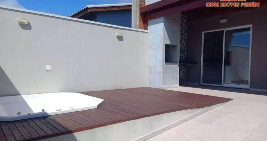 Casa com 2 dormitórios à venda, 70 m² por r$ 360.000,00 - flora rica ii - peruíbe/sp