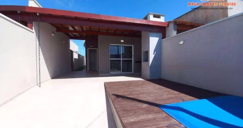 Casa com 2 dormitórios à venda, 70 m² por r$ 360.000,00 - flora rica ii - peruíbe/sp