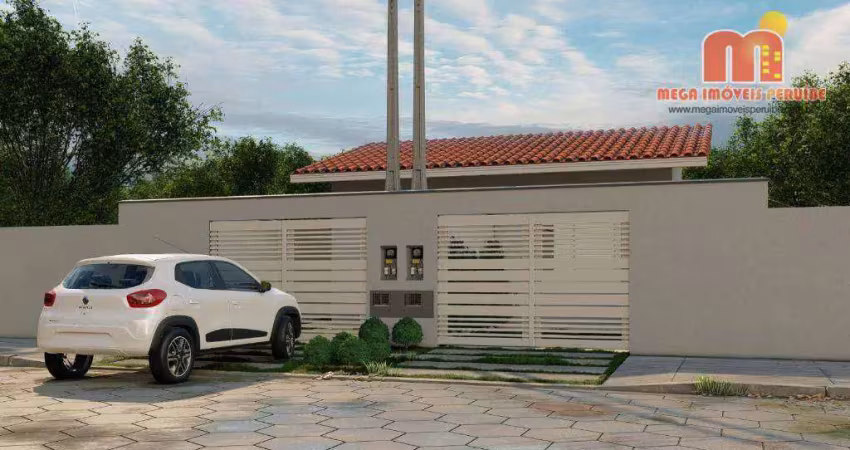 Casa com 2 dormitórios à venda, 60 m² por r$ 265.000 - vila nova itanhaem - itanhaém/sp