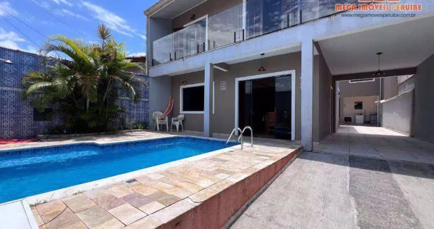 Casa com 4 dormitórios à venda, 235 m² por r$ 690.000,00 - parque balneário oásis - peruíbe/sp
