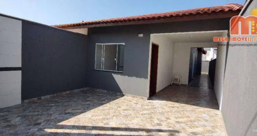 Casa com 2 dormitórios à venda, 70 m² por r$ 300.000,00 - balneário são joão batista ii - peruíbe/sp