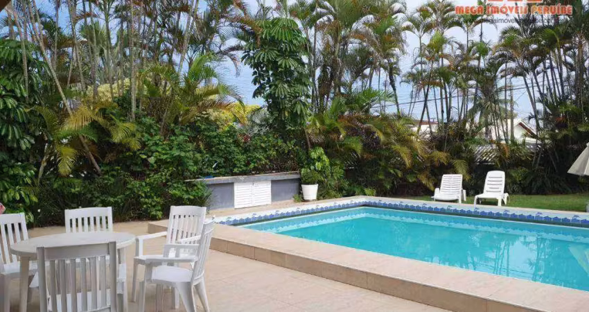 Casa com 5 dormitórios à venda, 237 m² por r$ 1.100.000,00 - parque balneário oásis - peruíbe/sp