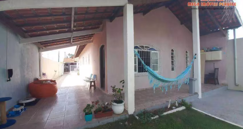 Casa com 3 dormitórios à venda, 131 m² por r$ 330.000,00 - estância balneária maria helena novaes - peruíbe/sp