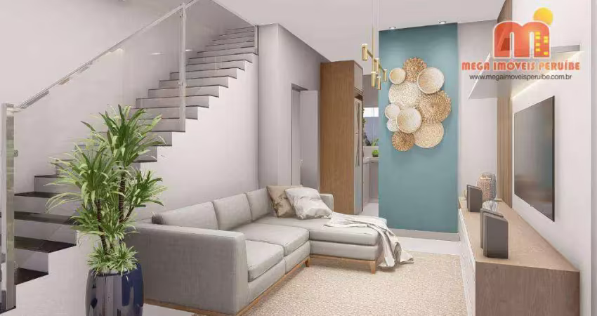 Casa com 2 dormitórios à venda, 74 m² por r$ 250.000,00 - agenor de campos - mongaguá/sp