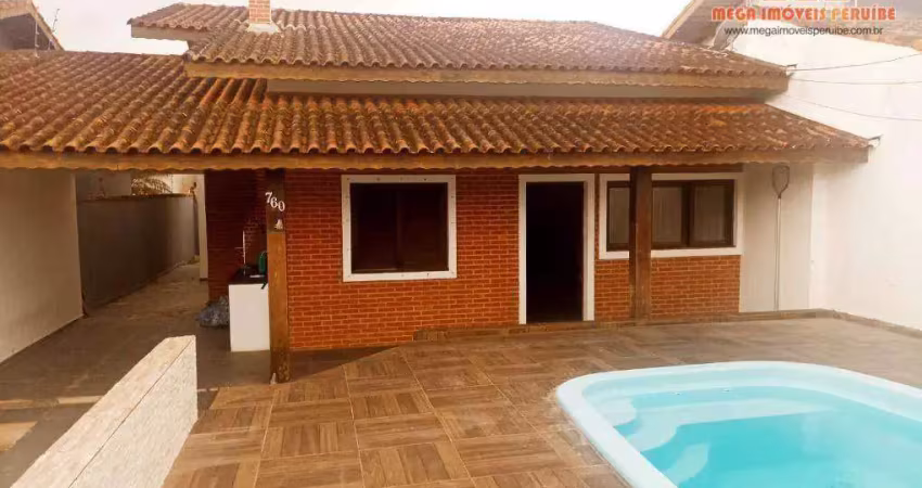 Casa com 3 dormitórios à venda, 180 m² por r$ 550.000,00 - parque balneário oásis - peruíbe/sp