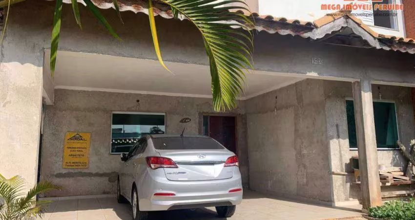 Casa com 4 dormitórios, 241 m² - venda por r$ 550.000,00 ou aluguel por r$ 3.330,33/mês - jardim star - peruíbe/sp
