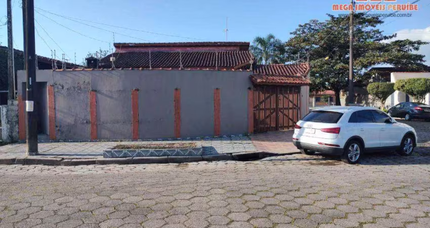 Casa com 3 dormitórios à venda, 170 m² - são joão batista ii - peruíbe/sp