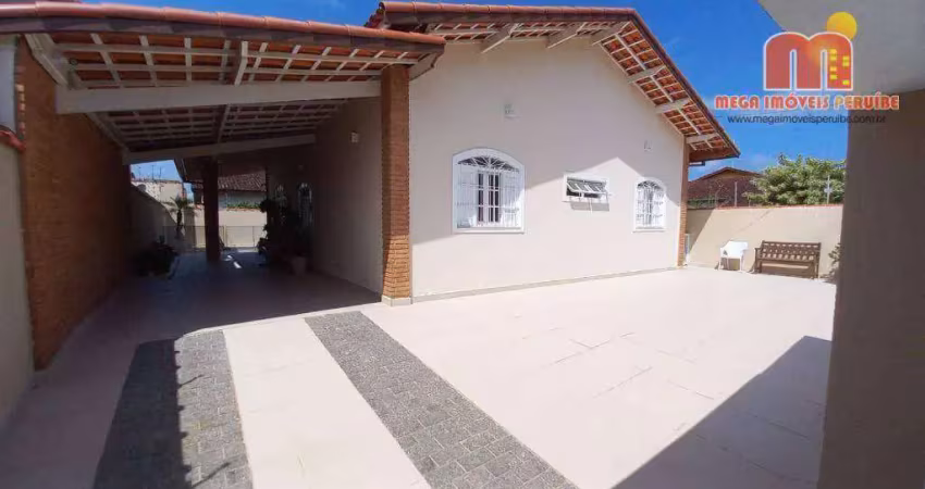 Casa com 3 dormitórios à venda, 190 m² por r$ 630.000,00 - balneário três marias - peruíbe/sp