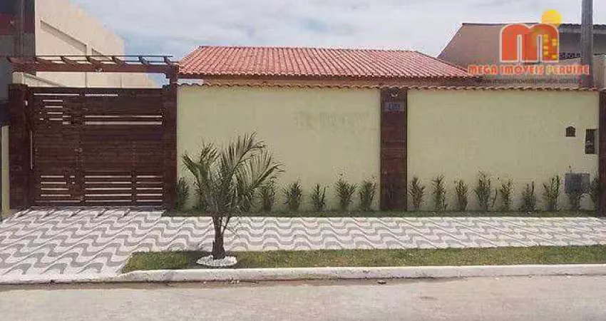 Casa com 3 dormitórios à venda, 140 m² por r$ 518.000,00 - balneário tupy - itanhaém/sp