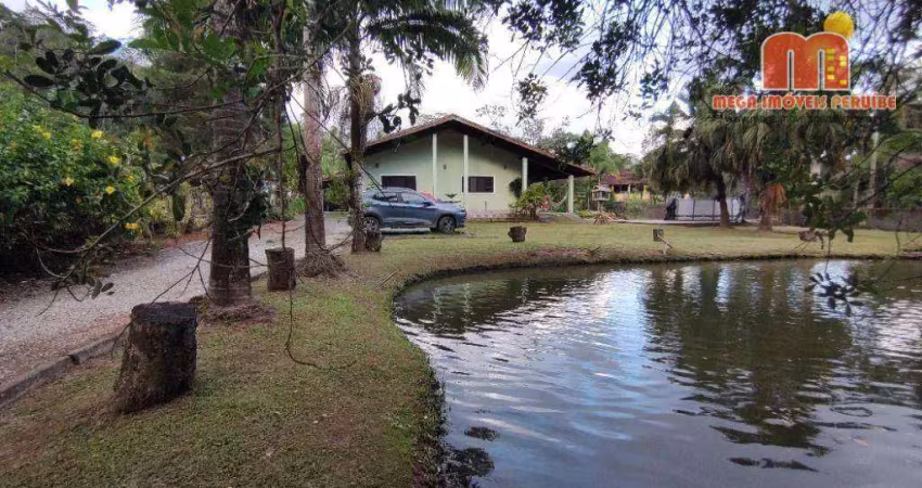 Chácara com 5 dormitórios à venda, 2968 m² por r$ 790.000,00 - parque serra mar - peruíbe/sp