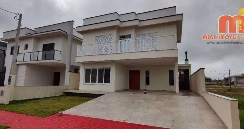 Casa com 4 dormitórios à venda, 255 m² por r$ 1.765.000,00 - condomínio flora rica - peruíbe/sp