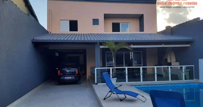 Casa com 5 dormitórios à venda, 340 m² por r$ 870.000,00 - parque jequitiba - itanhaém/sp