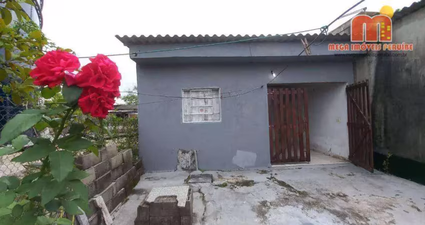 Casa com 2 dormitórios à venda, 80 m² por r$ 180.000,00 - bairro dos prados - peruíbe/sp