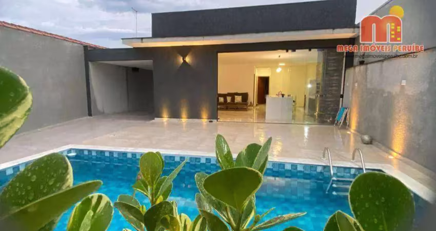 Casa com 3 dormitórios à venda, 115 m² por r$ 780.000,00 - parque balneário oásis - peruíbe/sp