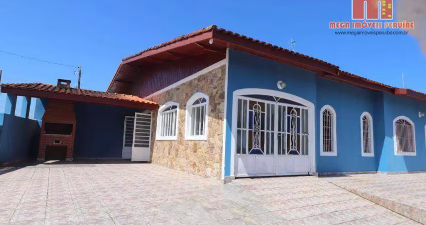Casa com 3 dormitórios à venda, 98 m² por r$ 380.000,00 - balneário florida - peruíbe/sp