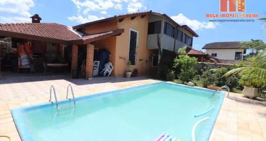 Casa com 5 dormitórios, 320 m² - venda por r$ 890.000,00 ou aluguel por r$ 6.000,00/mês - estância balneária belmira novaes - peruíbe/sp
