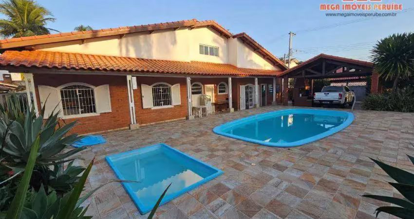 Casa com 5 dormitórios, 153 m² - venda por r$ 1.100.000,00 ou aluguel por r$ 6.000,00/mês - balneário stella maris - peruíbe/sp