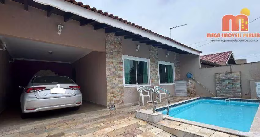 Casa com 3 dormitórios à venda, 189 m² por r$ 700.000,00 - parque balneário oásis - peruíbe/sp
