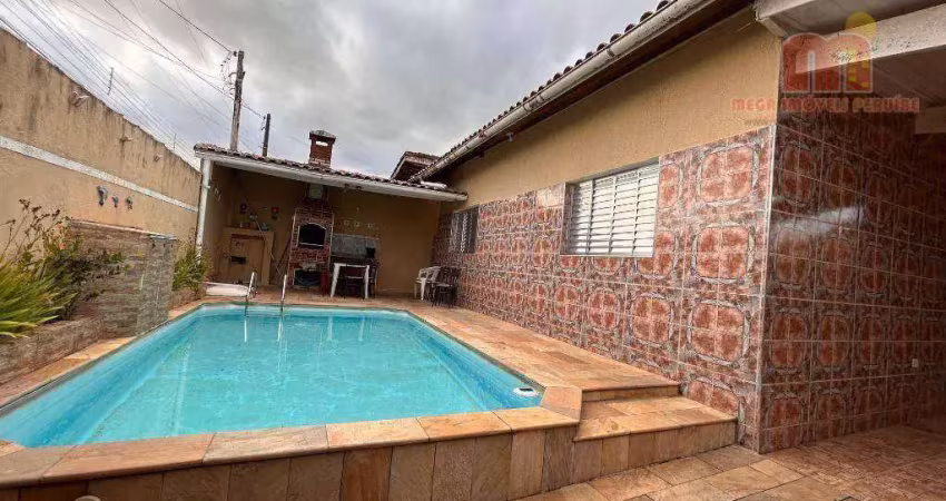 Casa com 2 dormitórios para alugar, 80 m² por r$ 2.500,00/mês - balneário são joão batista - peruíbe/sp