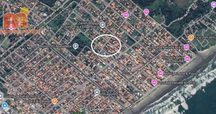 Terreno à venda, 370 m² por r$ 150.000,00 - estância balneária maria helena novaes - peruíbe/sp
