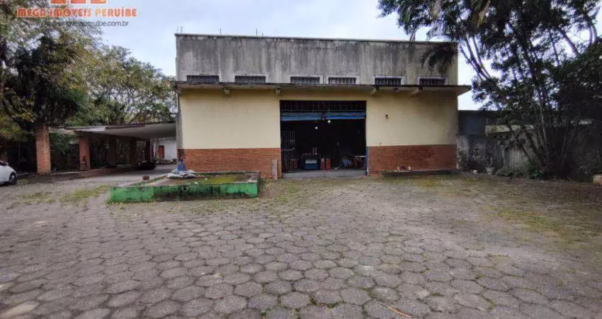 Galpão para alugar, 300 m² por r$ 15.000,00/mês - balneário novo horizonte - peruíbe/sp