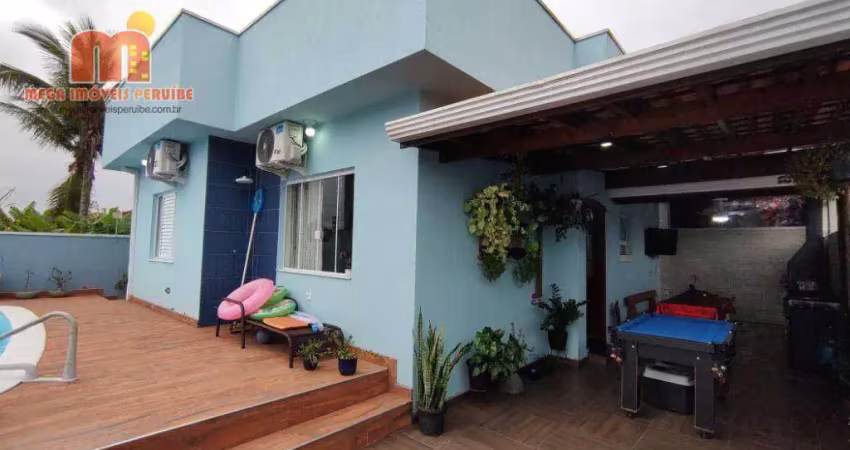 Casa com 3 dormitórios à venda, 91 m² por r$ 520.000 - cidade nova peruibe - peruíbe/sp