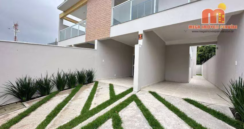 Casa com 2 dormitórios à venda, 71 m² por r$ 330.000,00 - balneário stella maris - peruíbe/sp