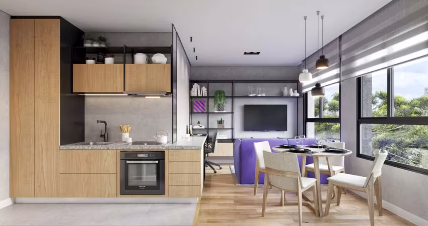 Apartamento 1 dormitório para Venda em Curitiba, Novo Mundo, 1 dormitório, 1 banheiro