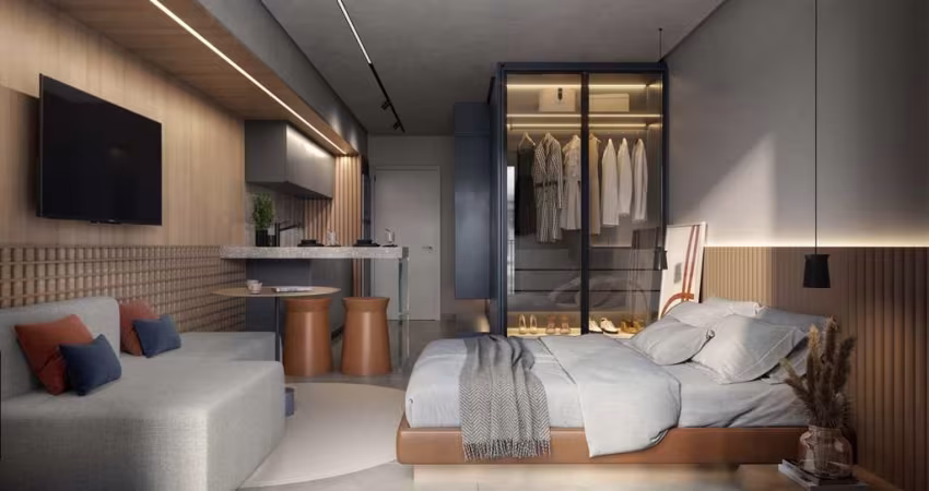 Studio para Venda em Curitiba, Portão, 1 dormitório, 1 banheiro