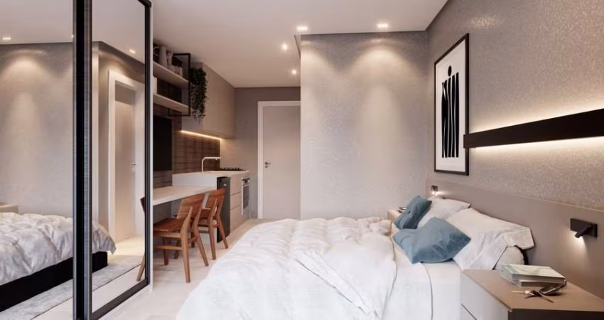 Apartamento Garden para Venda em Curitiba, Centro Cívico, 1 dormitório, 1 banheiro, 1 vaga