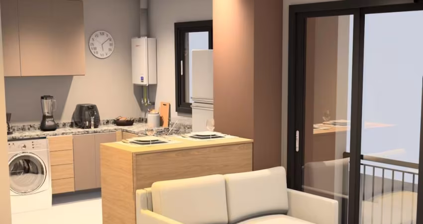 Apartamento Garden para Venda em Curitiba, Cajuru, 1 dormitório, 1 suíte, 1 banheiro, 1 vaga