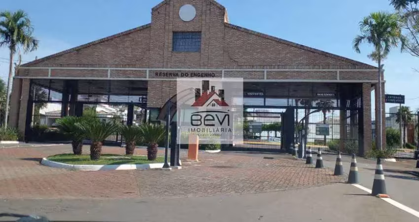 Terreno de condomínio, loteamento residencial reserva do engenho, piracicaba - r$ 300 mil, cod: 7343