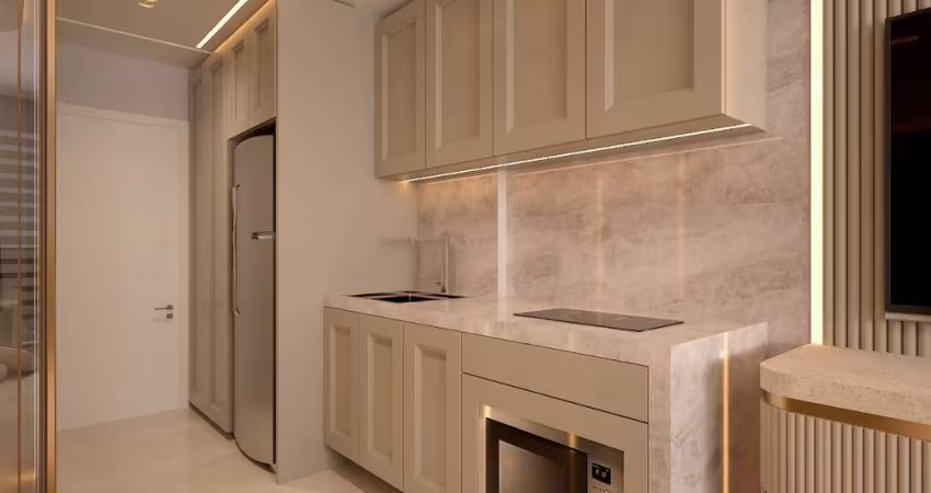 Apartamento Residencial de 30m² com 1 Dormitório e 1 Banheiro – Vista Livre no 11º Andar