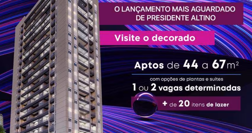 Lançamento à venda Presidente Altino 44,64m² à 67m² / São Paulo