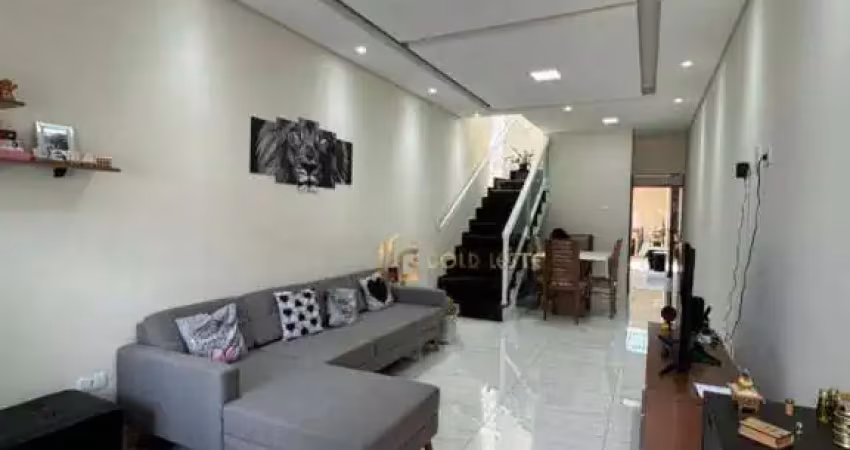 Sobrado frontal à venda com 3 dormitórios e espaço gourmet – 130m²