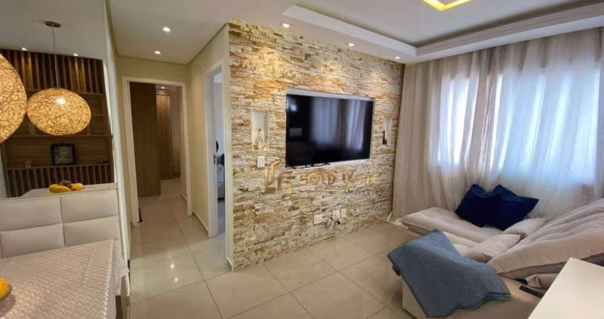 Apartamento com 2 dormitórios à venda, 47 m² por R$ 288.900 - Jardim São Francisco (Zona Leste)