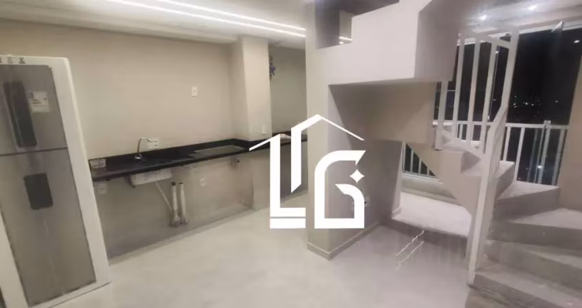 Apartamento cobertura com 1 dormitório à venda, 57 m² por r$ 460.000 - vila santa clara