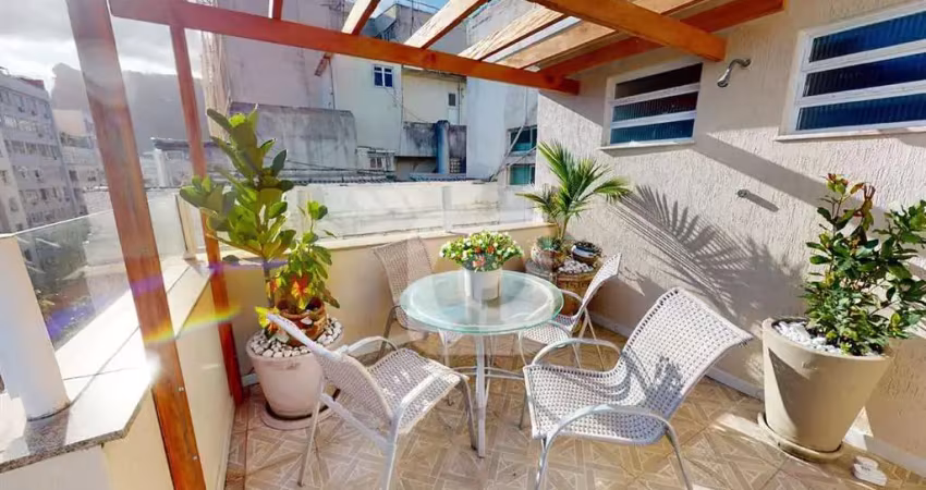 Cobertura de três quartos/ av. atlântica /copacabana