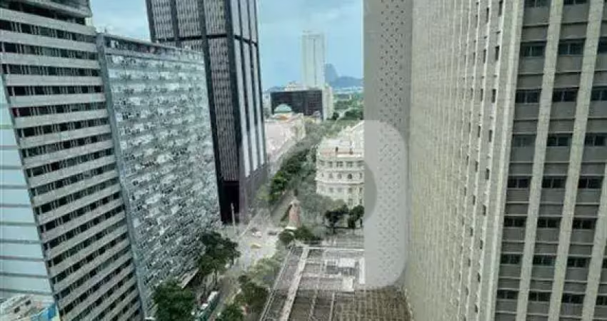 Escritório impecável no edifício central da rio branco e do metrô da carioca.