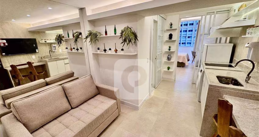 Apartamento na rio branco de quarto e sala reformadíssimo e mobiliado