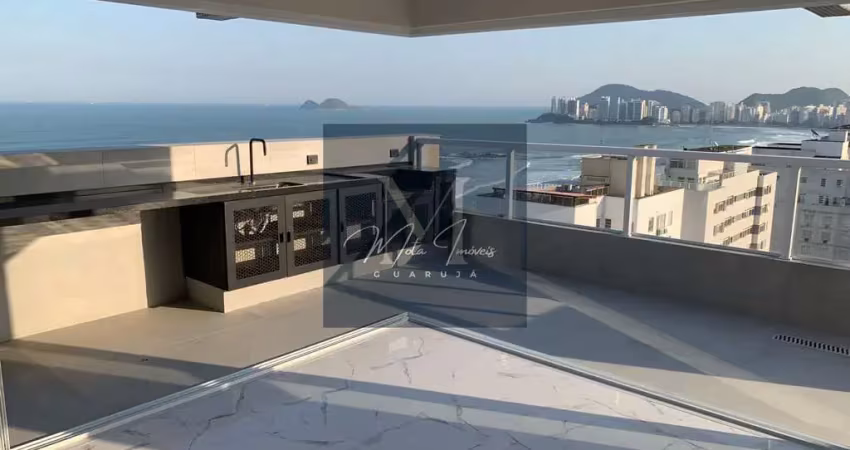Cobertura Penthouse Avarandada com linda vista para o Mar. Ao lado da praia.