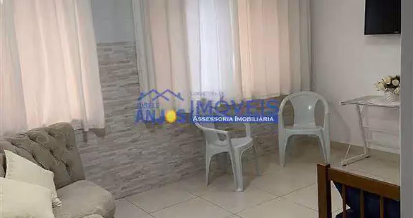 Apartamento na Mirim Praia Grande  frente ao mar.
2 dormitórios, sala cozinha, 2 banheiros 1 vaga na garagem.