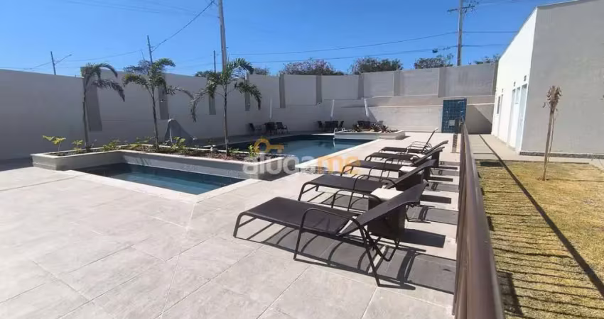 Apartamento térreo com varanda - 2 quartos e lazer completo