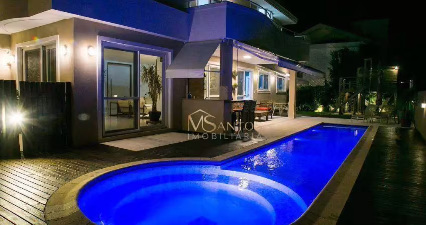 Casa com 5 dormitórios à venda, 436 m² por R$ 5.500.000,00 - Jurerê - Florianópolis/SC