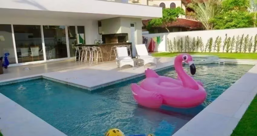 Casa com 5 dormitórios à venda, 385 m² por r$ 7.200.000,00 - jurerê internacional - florianópolis/sc