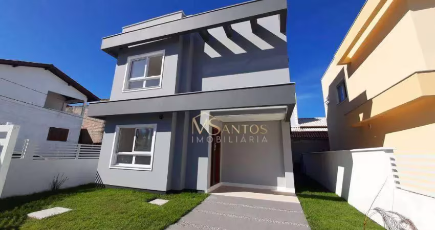 Casa nova com 3 dormitórios à venda, 120 m² por r$ 920.000,00 - santinho - florianópolis/sc