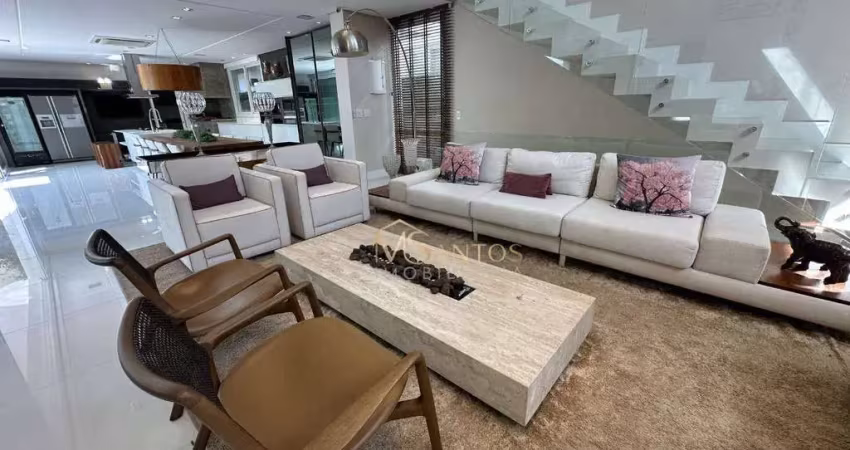 Casa com 4 dormitórios à venda, 485 m² por r$ 6.480.000,00 - jurerê - florianópolis/sc