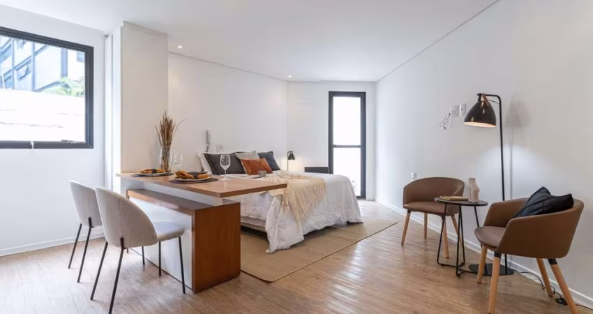 Sensacional apartamento tipo para venda com 1 quarto, 30m²